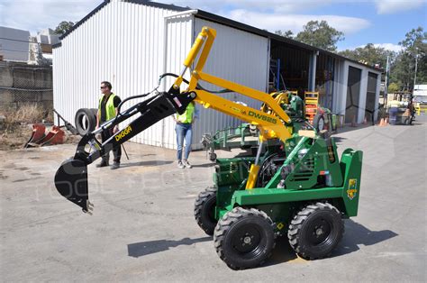 mini skid steer digging|skid steer digger attachment.